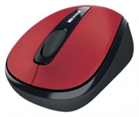 Microsoft Wireless Mobile Mouse 3500 Special Edition Papavero rosso USB, Microsoft Wireless Mobile Mouse 3500 Special Edition Papavero rosso recensione USB, Microsoft Wireless Mobile Mouse 3500 Special Edition Poppy specifiche USB rosse, le specifiche Microsoft Wire