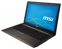 laptop MSI, notebook MSI CX61 0NC (Core i3 3110M 2400 Mhz/15.6