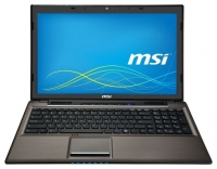 laptop MSI, notebook MSI CX61 0NC (Core i3 3110M 2400 Mhz/15.6