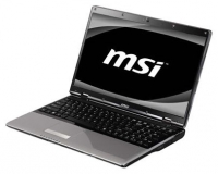 laptop MSI, notebook MSI CR620 (Celeron Dual-Core P4500 1860 Mhz/15.6