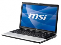 laptop MSI, notebook MSI CR700 (Celeron Dual-Core T3000 1800 Mhz/17.3