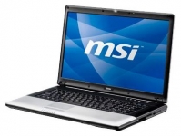 laptop MSI, notebook MSI CR700 (Celeron Dual-Core T3100 1900 Mhz/17.3
