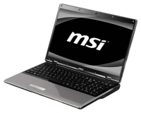 laptop MSI, notebook MSI CR720 (Pentium P6000 1860 Mhz/17.3