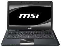 laptop MSI, notebook MSI CX480 (Core i3 2350M 2300 Mhz/14