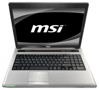 laptop MSI, notebook MSI CX640 (Pentium B950 2100 Mhz/15.6