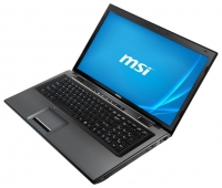 laptop MSI, notebook MSI CX70 0ND (Core i5 3210M 2500 Mhz/17.3