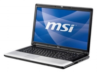 laptop MSI, notebook MSI CX700 (Pentium Dual-Core T4200 2000 Mhz/17.3