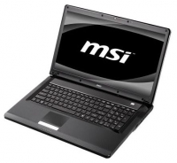 laptop MSI, notebook MSI CX705MX (Core 2 Duo T6600 2200 Mhz/17.3