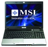 laptop MSI, notebook MSI EX600 (Core 2 Duo T5450 1660 Mhz/15.4