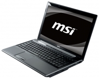 laptop MSI, notebook MSI FR600 (Core i5 480M 2660 Mhz/15.6