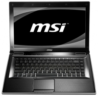 laptop MSI, notebook MSI FX400 (Core i3 370M 2400 Mhz/14