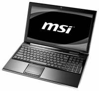 laptop MSI, notebook MSI FX600 (Core i3 370M 2400 Mhz/15.6