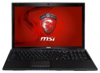 laptop MSI, notebook MSI GE60 0NC (Core i7 3610QM 2300 Mhz/15.6