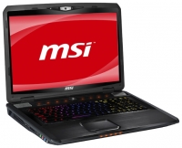 laptop MSI, notebook MSI GT780 (Core i5 2430M 2400 Mhz/17.3
