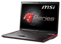 laptop MSI, notebook MSI GX633 (Turion X2 Ultra ZM-82 2200 Mhz/15.4