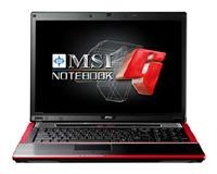laptop MSI, notebook MSI GX720 (Core 2 Duo P8400 2260 Mhz/17