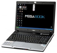 laptop MSI, notebook MSI PR600 (Core 2 Duo 2000 Mhz/15.4