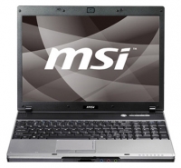 laptop MSI, notebook MSI VX600 (Celeron Dual-Core T1600 1660 Mhz/15.4