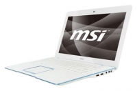 laptop MSI, notebook MSI X-Slim X400 (Core 2 Solo SU3500 1400 Mhz/14