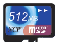 Scheda di memoria NCP, scheda di memoria microSD NCP 512 MB, scheda di memoria NCP, NCP microSD scheda di memoria da 512 MB, memory stick NCP, NCP memory stick, NCP microSD da 512 MB, microSD PCN specifiche 512MB, NCP microSD da 512MB