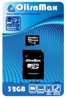 Scheda di memoria OltraMax, scheda di memoria OltraMax microSDHC Class 6 32GB + adattatore SD, scheda di memoria OltraMax, OltraMax microSDHC Class 6 32GB + scheda di memoria SD adattatore, memory stick OltraMax, OltraMax memory stick, OltraMax microSDHC Class 6 32GB + SD adattarsi