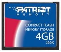 Scheda di memoria Patriot Memory, memoria della scheda Patriot Memory PSF4G266CF, Patriot memory card di memoria, Patriot Memory card di memoria PSF4G266CF, memory stick Patriot Memory, Patriot Memory stick di memoria, Patriot Memory PSF4G266CF, Patriot Memory PSF4G266CF SPECIFICHE