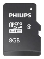 Scheda di memoria Philips, scheda di memoria Philips MicroSDHC Class 4 8 GB, scheda di memoria Philips, Philips MicroSDHC Class 4 8 GB memory card, memory stick Philips, Philips memory stick, Philips MicroSDHC Class 4 8GB, Philips MicroSDHC Class 4 8GB specifiche, Philip