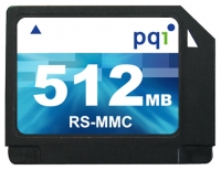Scheda di memoria PQI, scheda di memoria PQI RS-MMC 512 MB, scheda di memoria PQI, PQI RS-MMC scheda di memoria 512 MB, Memory Stick PQI, PQI memory stick, PQI RS-MMC 512 MB, PQI RS-MMC specifiche 512MB, PQI RS-MMC 512 MB