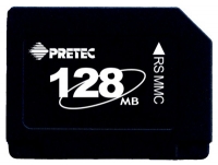 scheda di memoria Pretec, scheda di memoria Pretec RS-MMC 128 MB, scheda di memoria Pretec, Pretec RS-MMC scheda di memoria da 128 MB, memory stick Pretec, Pretec memory stick, Pretec RS-MMC 128Mb, Pretec RS-MMC 128Mb specifiche, Pretec RS-MMC 128Mb