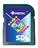 scheda di memoria Pretec, scheda di memoria Pretec SDC 64Mb, scheda di memoria Pretec, Pretec DSC scheda di memoria da 64 MB, memory stick Pretec, Pretec memory stick, Pretec DSC 64Mb, Pretec DSC specifiche 64Mb, Pretec DSC 64Mb
