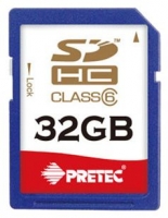 scheda di memoria Pretec, scheda di memoria SDHC Classe 6 Pretec 32GB, scheda di memoria Pretec, Pretec 6 scheda di memoria SDHC Classe 32 GB, Memory Stick Pretec, Pretec memory stick, Pretec SDHC Class 6 32GB, Pretec SDHC Class 6 32GB Specifiche, Pretec SDHC 32GB Classe 6