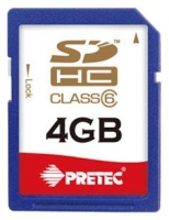 scheda di memoria Pretec, scheda di memoria SDHC Classe 6 Pretec 4GB, scheda di memoria Pretec, Pretec 6 scheda di memoria SDHC Classe 4 GB, memory stick Pretec, Pretec memory stick, Pretec SDHC Class 6 4GB, Pretec SDHC Classe 6 Specifiche 4GB, Pretec SDHC Class 6 4GB