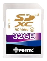 scheda di memoria Pretec, scheda di memoria SDXC Pretec Class16 32GB, scheda di memoria Pretec, Pretec SDXC Class16 scheda di memoria da 32 GB, Memory Stick Pretec, Pretec memory stick, Pretec SDXC 32GB Class16, Pretec SDXC 32GB Class16 specifiche, Pretec SDXC 32GB Class16