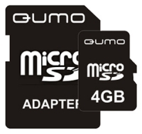 Scheda di memoria Qumo, scheda di memoria MicroSD 4Gb Qumo + adattatore SD, scheda di memoria Qumo, Qumo MicroSD 4Gb + scheda SD adattatore memory, memory stick Qumo, Qumo memory stick, Qumo MicroSD 4Gb + adattatore SD, Qumo MicroSD 4Gb + SD adattatore specifiche, Qumo MicroSD 4Gb +