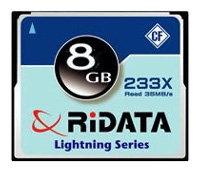 Scheda di memoria RiDATA, scheda di memoria Compact Flash 233X RiDATA 8GB, scheda di memoria RiDATA, RiDATA 233X scheda di memoria Compact Flash 8Gb, memory stick RiDATA, RiDATA Memory Stick, Compact Flash 233X RiDATA 8Gb, Ridata Compact Flash 233x specifiche 8Gb, RiDATA Com