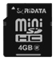 Scheda di memoria RiDATA, scheda di memoria RiDATA Mini SDHC Classe 2 4 Gb, scheda di memoria RiDATA, Mini 2 memory card RiDATA SDHC Classe 4 Gb, memory stick RiDATA, RiDATA memory stick, RiDATA Mini SDHC Classe 2 4Gb, RiDATA Mini SDHC Classe 2 specifiche 4GB, Ridata Mini SD
