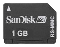 scheda di memoria Sandisk, scheda di memoria Sandisk 1GB RS-MMC, scheda di memoria Sandisk, Sandisk 1GB di scheda di memoria RS-MMC, Memory Stick Sandisk, Sandisk memory stick, Sandisk 1GB RS-MMC, Sandisk 1GB Specifiche RS-MMC, Sandisk 1GB RS-MMC