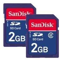scheda di memoria Sandisk, scheda di memoria Sandisk 2x2GB SD Class 2, scheda di memoria Sandisk, Sandisk scheda di memoria 2x2GB SD Class 2, il bastone di memoria Sandisk, Sandisk Memory Stick, SD Sandisk 2x2GB Classe 2, 2x2GB Sandisk SD Class 2 specifiche, 2x2GB Sandisk SD Classe 2