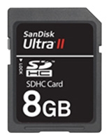 scheda di memoria Sandisk, scheda di memoria Sandisk 8GB Ultra II SDHC, scheda di memoria Sandisk, Sandisk 8GB scheda di memoria della scheda Ultra II SDHC, Memory Stick Sandisk, Sandisk memory stick, Sandisk 8GB Ultra II SDHC, 8GB Sandisk Ultra II SDHC specifiche della scheda, Sa