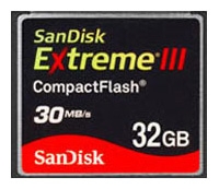scheda di memoria Sandisk, scheda di memoria Sandisk Extreme III 30MB/s CompactFlash da 32 Gb, scheda di memoria Sandisk, Sandisk Extreme III 30MB/s CompactFlash scheda di memoria da 32 Gb, Memory Stick Sandisk, Sandisk memory stick, Sandisk Extreme III 30MB/s CompactFlash 32 Gb, Sandisk