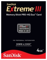 Sandisk Extreme III MS PRO-HG Duo 4GB photo, Sandisk Extreme III MS PRO-HG Duo 4GB photos, Sandisk Extreme III MS PRO-HG Duo 4GB immagine, Sandisk Extreme III MS PRO-HG Duo 4GB immagini, Sandisk foto