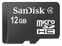 scheda di memoria Sandisk, scheda di memoria Sandisk microSDHC Card 12GB Class 4, Scheda di memoria Sandisk, Sandisk microSDHC Card 12GB Class 4 Scheda di memoria, stick di memoria Sandisk, Sandisk memory stick, Sandisk microSDHC Card 12GB Class 4, Sandisk microSDHC carta 12GB Class
