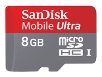 scheda di memoria Sandisk, scheda di memoria SanDisk Mobile Ultra microSDHC UHS-I 8GB, scheda di memoria Sandisk, SanDisk Mobile microSDHC UHS-I della scheda di memoria 8GB Ultra, il bastone di memoria Sandisk, Sandisk memory stick, SanDisk Mobile Ultra microSDHC UHS-I 8 GB, SanDisk Mobile Ultr