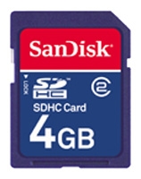 scheda di memoria Sandisk, scheda di memoria Sandisk SDHC 4GB Class 2, scheda di memoria Sandisk, Sandisk Scheda di memoria SDHC 4GB Classe 2, bastone di memoria Sandisk, Sandisk memory stick, Sandisk SDHC 4GB Class 2, Sandisk SDHC 4GB Class 2 specifiche, Sandis