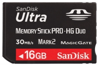 scheda di memoria Sandisk, scheda di memoria Sandisk Ultra Memory Stick PRO-HG Duo 16GB, scheda di memoria Sandisk, Sandisk Memory Stick PRO-HG Duo memory card Ultra 16GB, bastone di memoria Sandisk, Sandisk memory stick, Sandisk Ultra Memory Stick PRO-HG Duo 16GB, Sandisk Ultra
