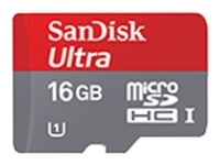 scheda di memoria Sandisk, scheda di memoria Sandisk Ultra microSDHC UHS Class 1 16GB, scheda di memoria Sandisk, Sandisk microSDHC UHS Class 1 scheda di memoria Ultra 16GB, bastone di memoria Sandisk, Sandisk memory stick, Sandisk Ultra microSDHC UHS Class 1 16GB, Sandisk Ultra micro