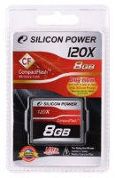 scheda di memoria Silicon Power, scheda di memoria Silicon Power 120X Compact Flash Card 8GB, scheda di memoria Silicon Power Silicon Power 120X Card Scheda di memoria Compact Flash 8GB, bastone di memoria Silicon Power, Silicon Power memory stick, Silicon Power 120X Compact Flash Ca