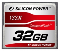 scheda di memoria Silicon Power, scheda di memoria Silicon Power 133X Professional Compact Flash Card 32GB, scheda di memoria Silicon Power Silicon Power 133X Card Scheda di memoria Professional Compact Flash 32GB, bastone di memoria Silicon Power, Silicon Power memory stick, Silicon