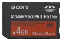 Sony scheda di memoria, scheda di memoria Sony MS-HX4G, Sony scheda di memoria, scheda di memoria Sony MS-HX4G, memory stick Sony, Sony Memory Stick, Sony MS-HX4G, Sony specifiche MS-HX4G, Sony MS-HX4G