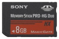 Sony scheda di memoria, scheda di memoria Sony MS-HX8G, Sony scheda di memoria, scheda di memoria Sony MS-HX8G, memory stick Sony, Sony Memory Stick, Sony MS-HX8G, Sony specifiche MS-HX8G, Sony MS-HX8G